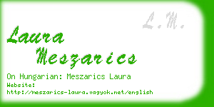 laura meszarics business card